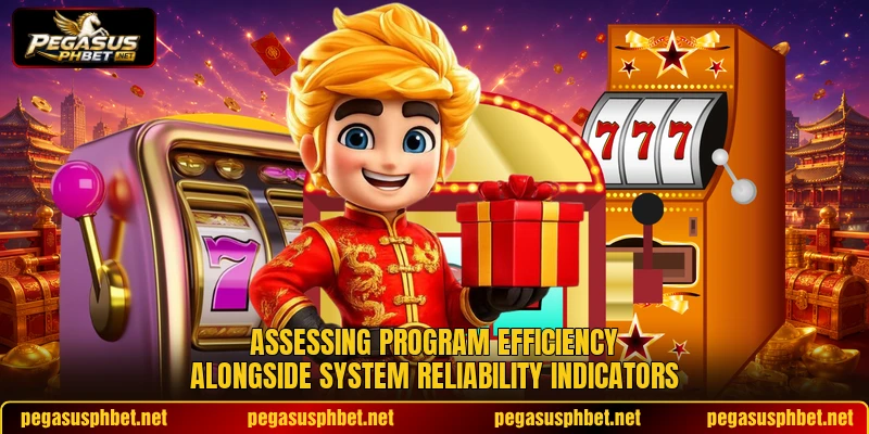 Assessing program efficiency alongside system reliability indicators