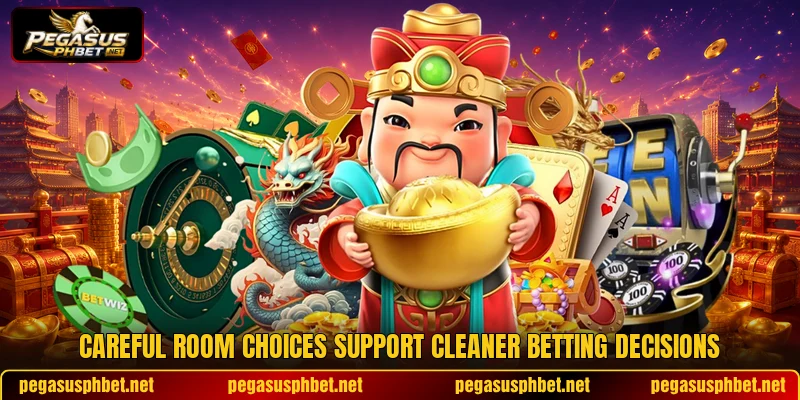Careful room choices support cleaner betting decisions Careful room choices support cleaner betting decisions