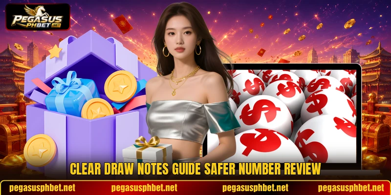 Clear draw notes guide safer number review
