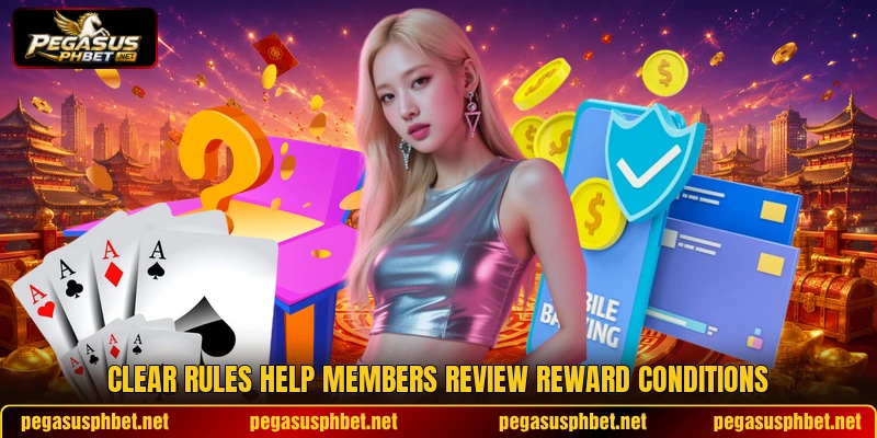 Clear rules help members review reward conditions