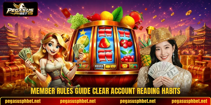 Member rules guide clear account reading habits