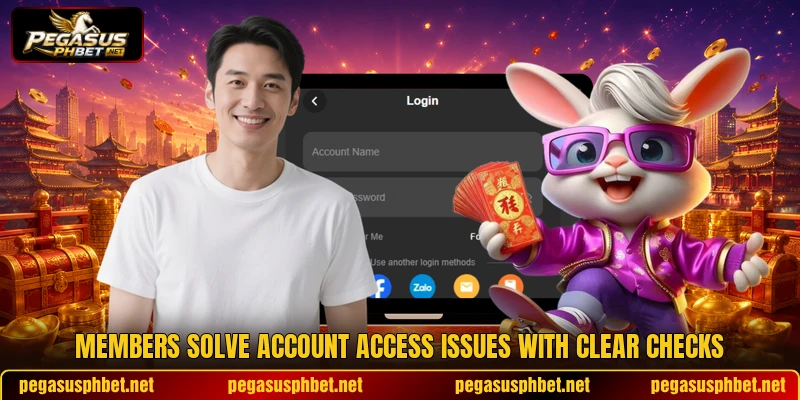 Members solve account access issues with clear checks