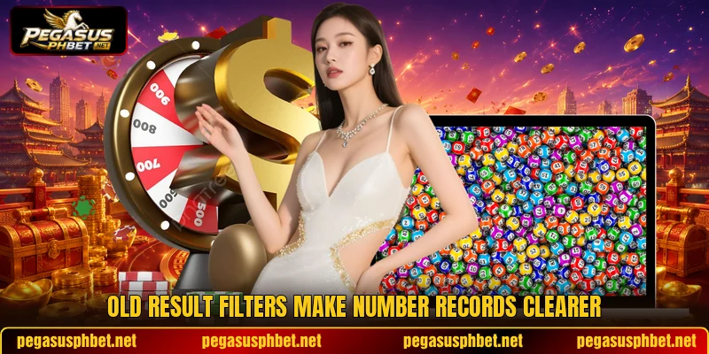 Old result filters make number records clearer Old result filters make number records clearer