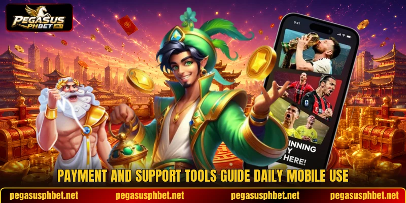 Payment and support tools guide daily mobile use
