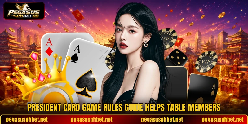 President card game rules guide helps table members President card game rules guide helps table members