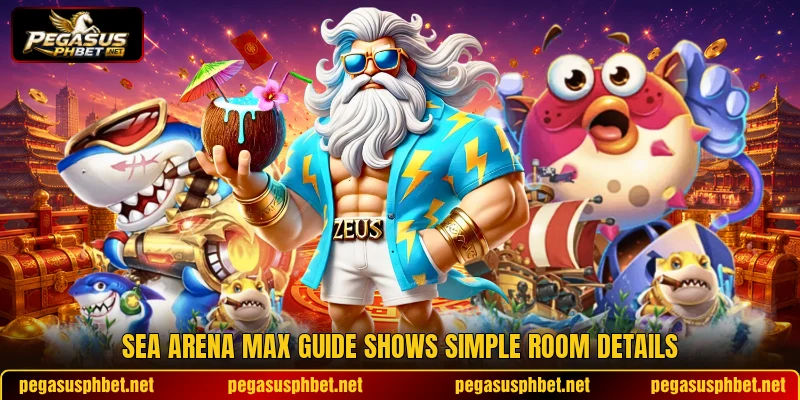 Sea Arena Max guide shows simple room details Sea Arena Max guide shows simple room details